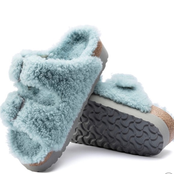 Birkenstock Arizona Big Buckle Shearling Size 7 NWT - Picture 2 of 16